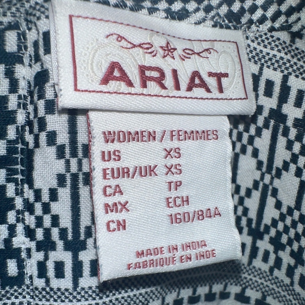 Ariat Savanna Dress Blue and White Striped Mini Dress - Picture 6 of 11